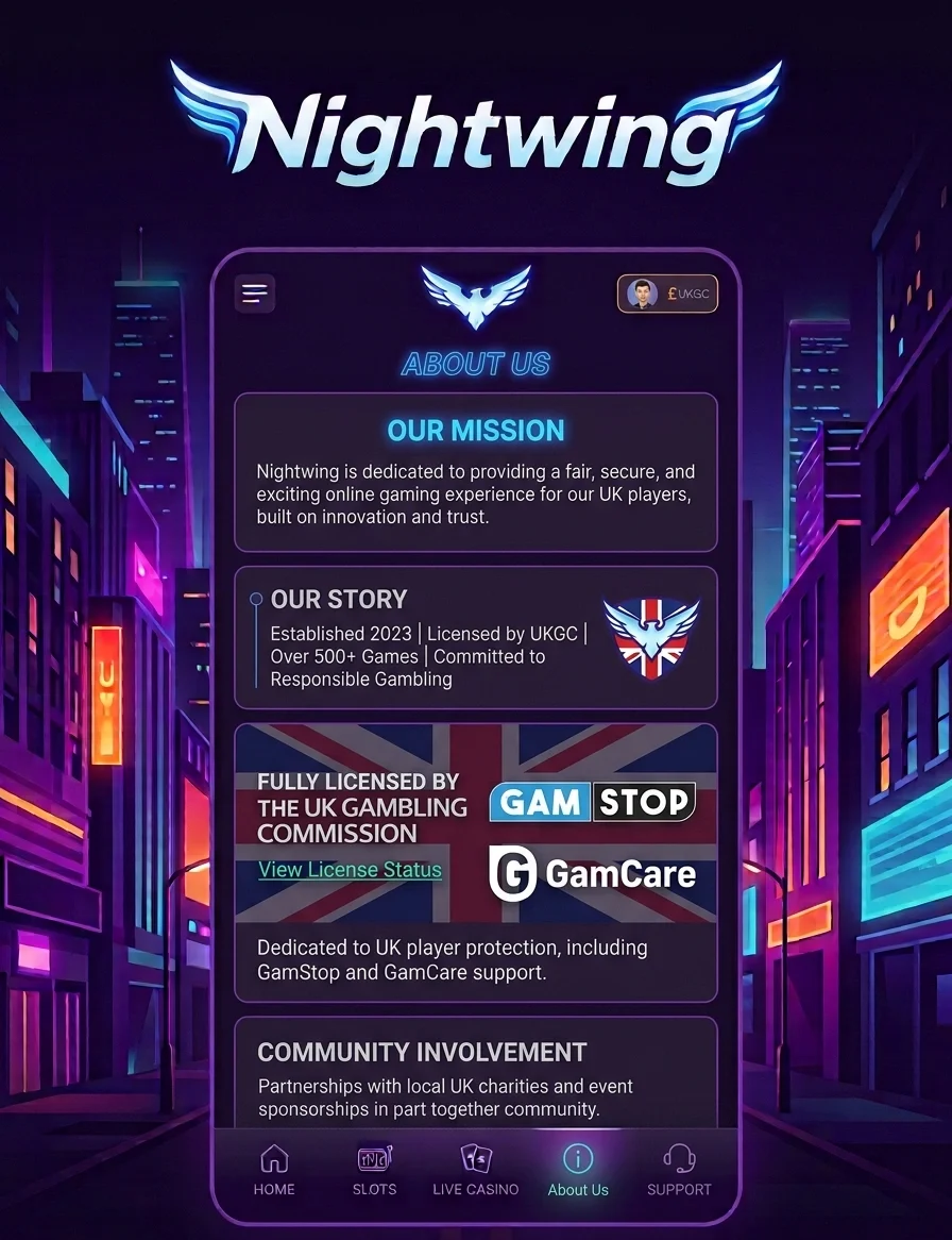 Nightwin Casino affiliate landing preview