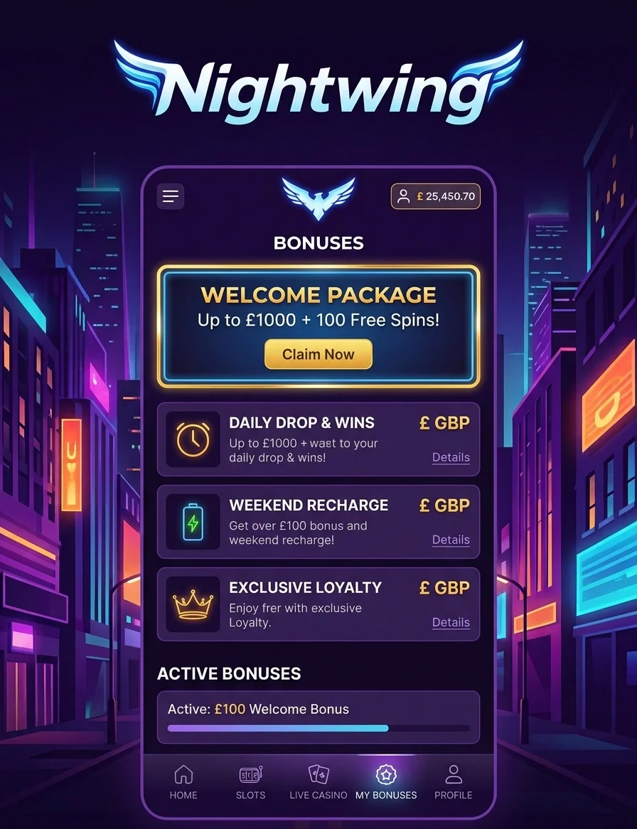 Nightwin Casino affiliate landing preview