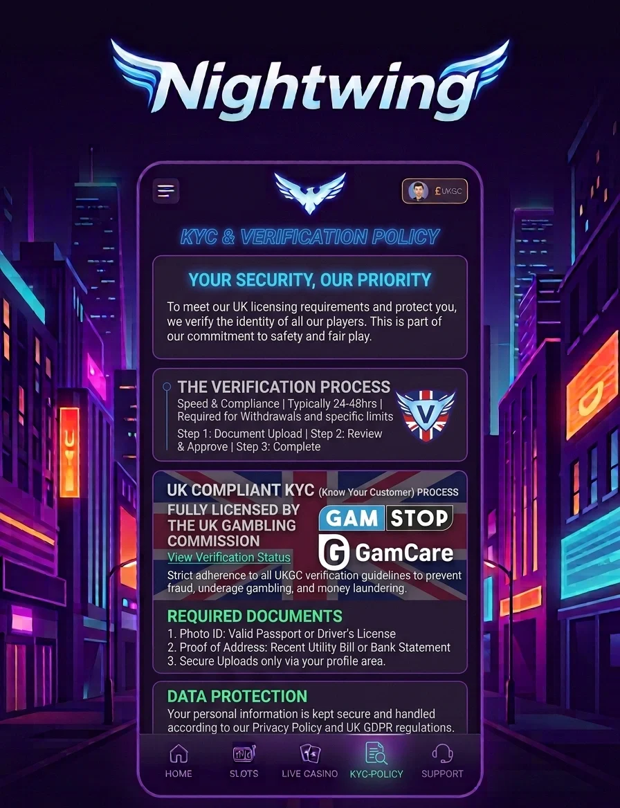 Nightwin Casino affiliate landing preview